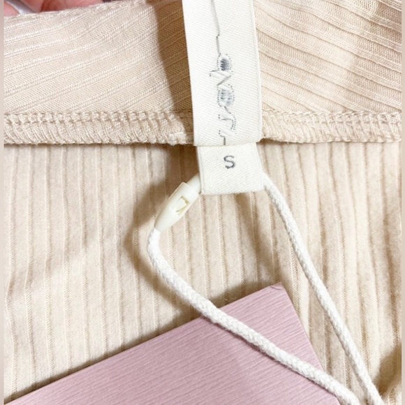 NWOT Nap Loungewear Square Neck Ribbed Top - Picture 12 of 14